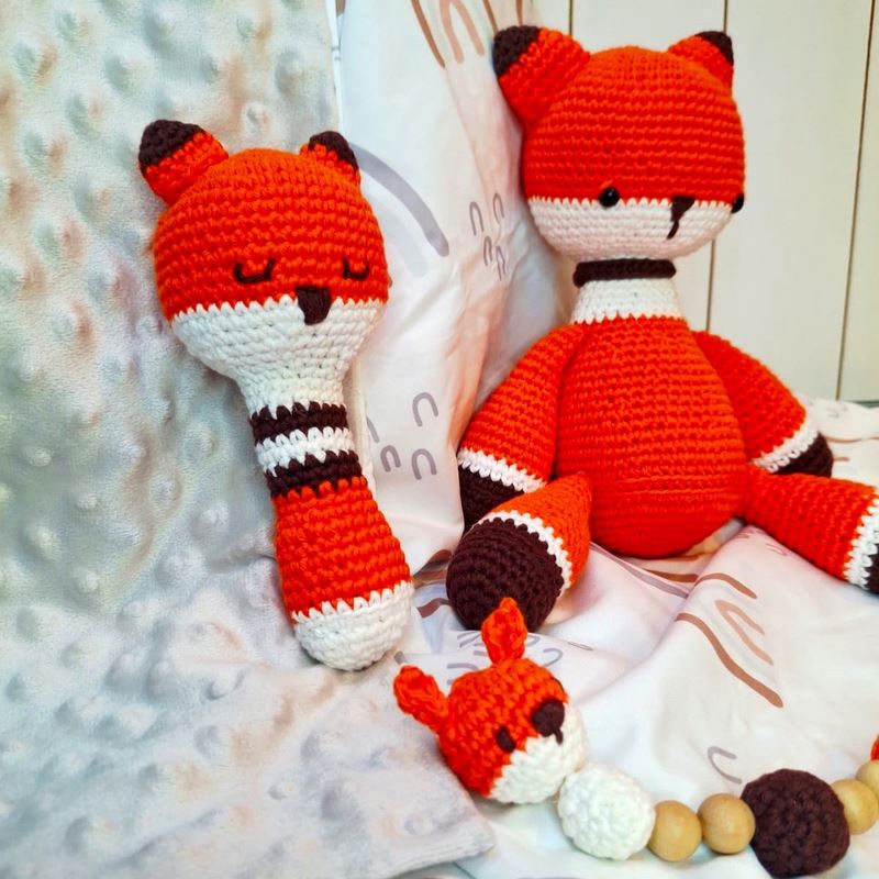 Regalos bebes Zorro Crochet