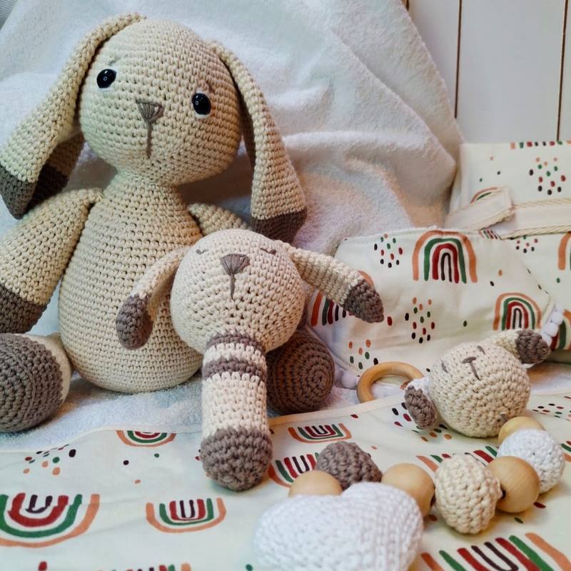 Regalos Bebes Conejo Crochet