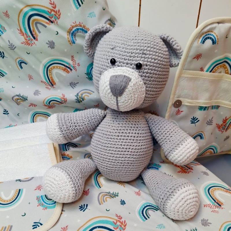 Regalos Bebes Oso Crochet